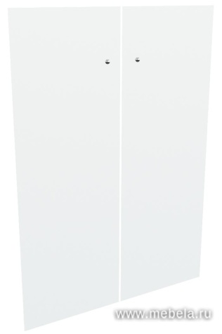 Комплект средних стеклянных дверей