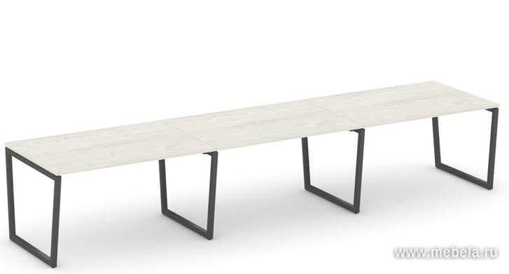 Стол переговорный на T2-образных опорах 40х40 (без лючков)