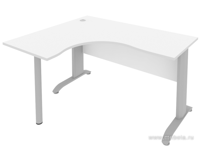 Стол эргономичный на металлокаркасе (левый)