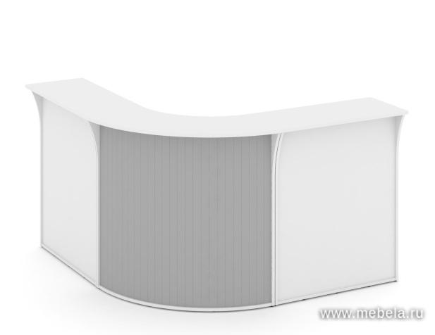 Стойка ресепшн угловая ХДФ (без полки)