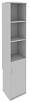Офисный шкаф узкий полуоткрытый, Л/Пр.