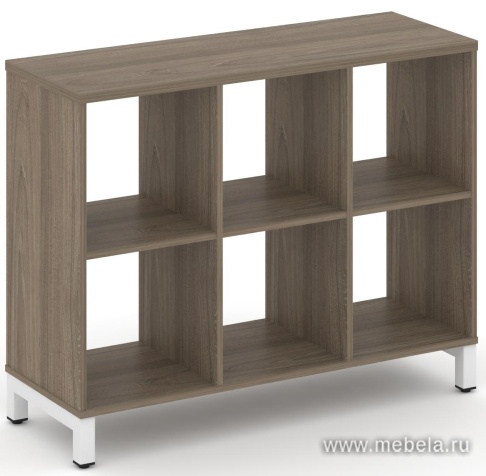 Каркас стеллажа 2 яруса (без вставок и задних стенок)