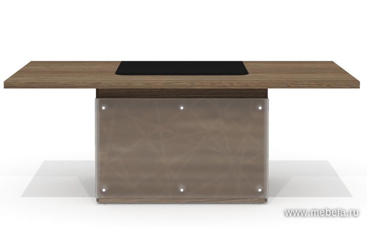 Стол руководителя с декор. траверсом