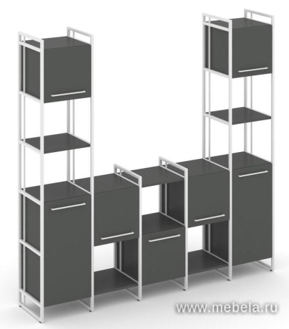 Шкаф офисный широкий комбинированый