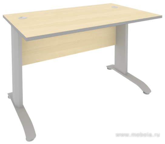 Стол письменный на L-образном металлокаркасе