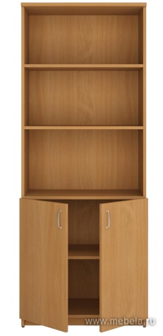 Офисный шкаф высокий полузакрытый