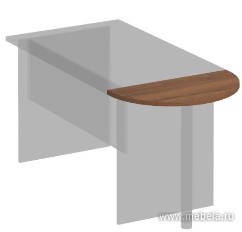 Брифинг-приставка к столу (без опоры)