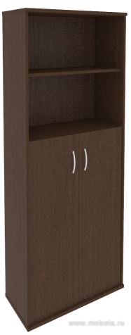 Офисный шкаф полуоткрытый