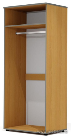 Гардероб с продольной штангой