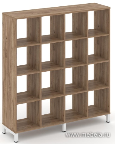 Каркас стеллажа 4 яруса (без вставок и задних стенок)