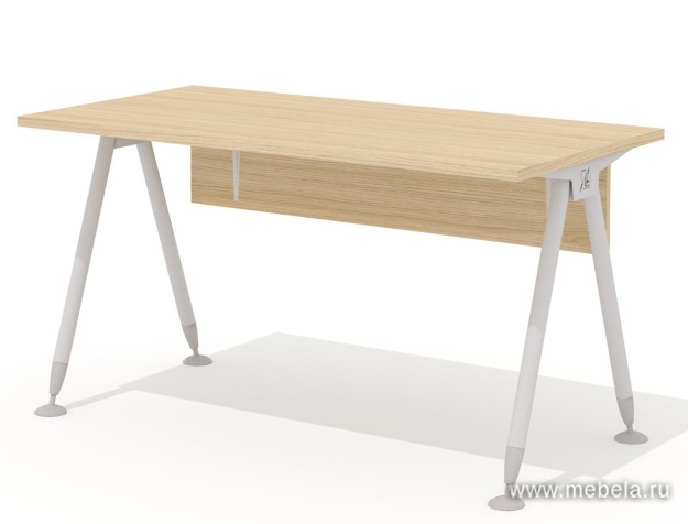 Стол прямой на металлокаркасе