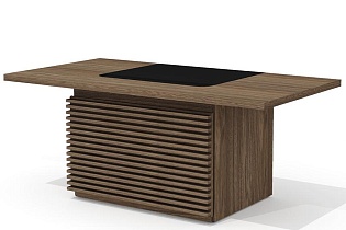 Стол руководителя с декор. траверсом