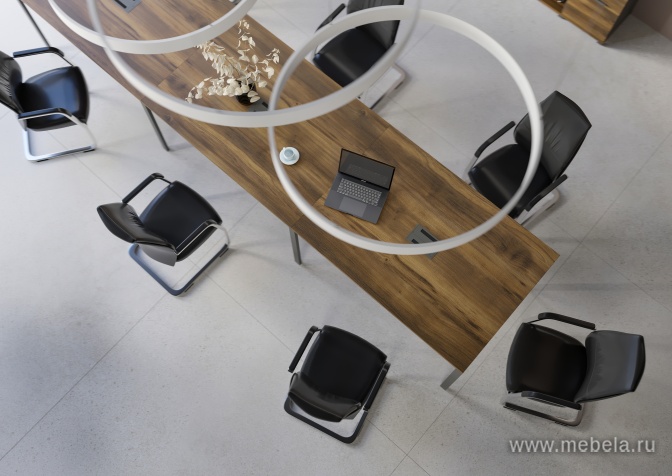 Стол надставка на две опорные тумбы