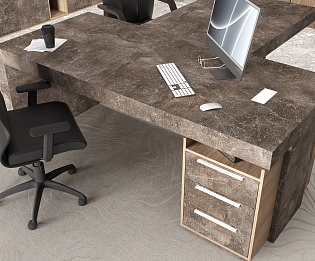 фото кабинет Бетон +  №3