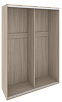 Высокий корпус шкафа-купе + трэк (2-х секционный)