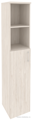 Офисный шкаф высокий узкий лев./прав. (1 средний фасад ЛДСП)