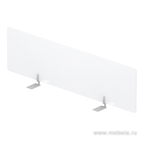 Экран настольный фронтальный (метакрилат) для отдельного стола ш.158см