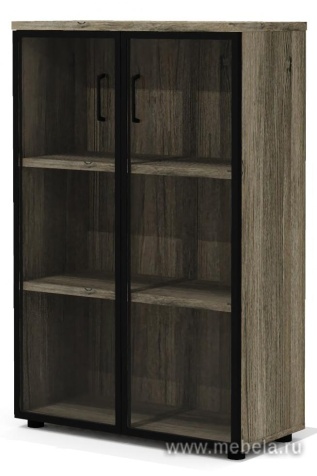 Офисный шкаф для документов со стеклом