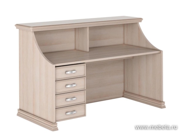 Стойка ресепшн с подвесной тумбой