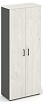 Офисный шкаф высокий широкий (2 высоких фасада, задняя стенка ЛДСП