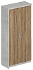 Офисный шкаф широкий закрытый, левый