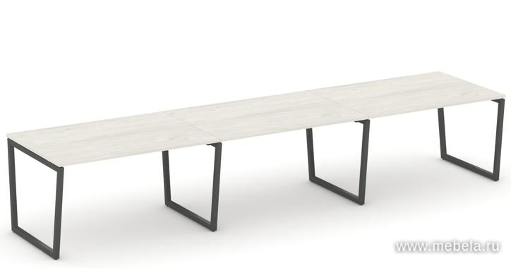 Стол переговорный на T2-образных опорах 40х40 (без лючков)