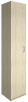 Офисный шкаф высокий узкий (1 высокая дверь ЛДСП), Л/Пр.