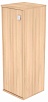 Офисный шкаф узкий средний закрытый