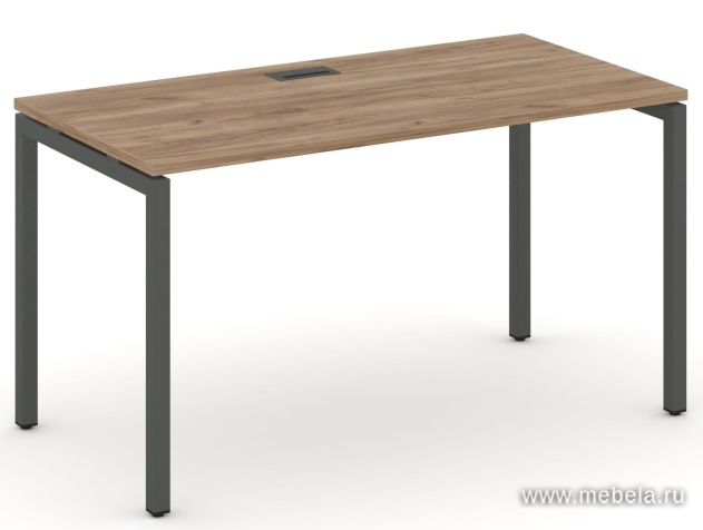 Стол письменный на металлокаркасе на П-образных опорах 40х40