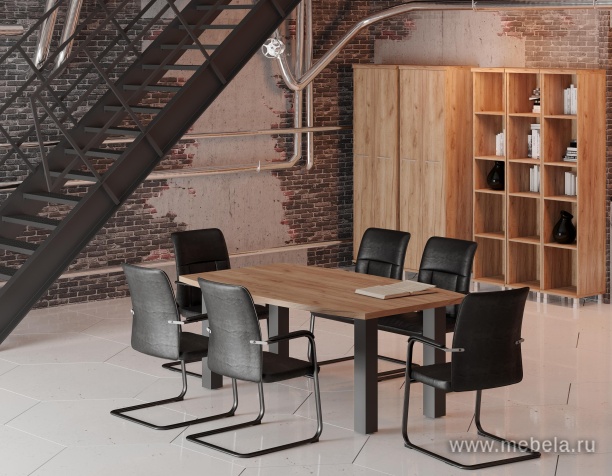 Офисный шкаф-гардероб для одежды (узкий)