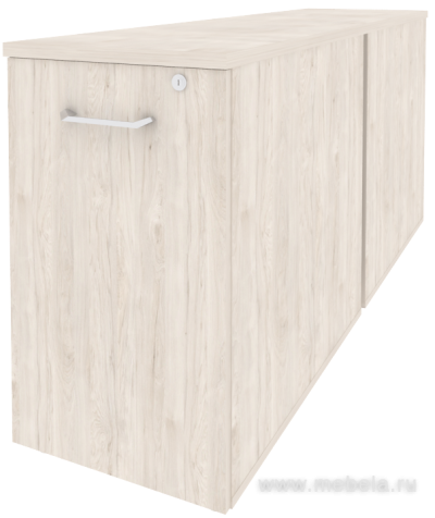 Тумба двойная низкая выдвижная приставная / опорная