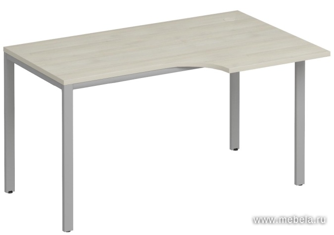 Стол письменный на П-образном металлокаркасе (правый)