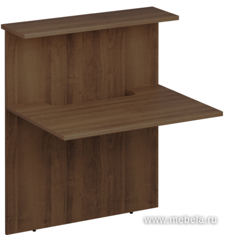 Модуль стойки ресепшен прямой с вырезом (без опор)