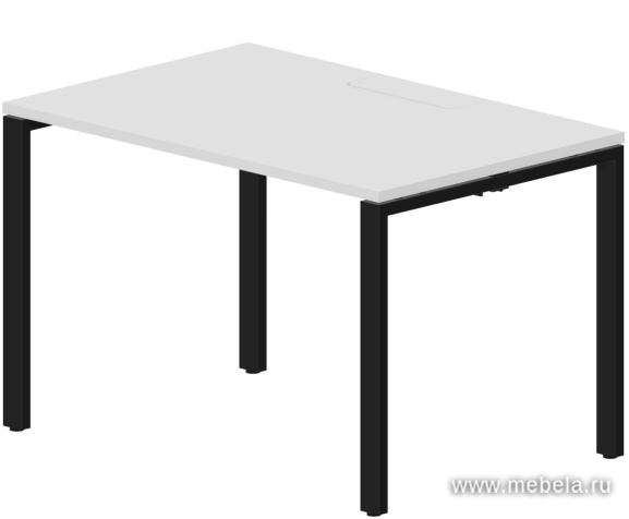 Стол письменный (меламиновый аутлет) на П-образном металлокаркасе Strike