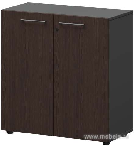 Офисный шкаф низкий закрытый