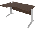 Стол эргономичный на металлокаркасе (левый)