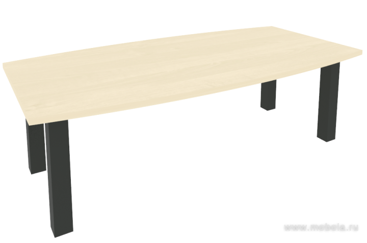 Стол для переговоров на металлокаркасе