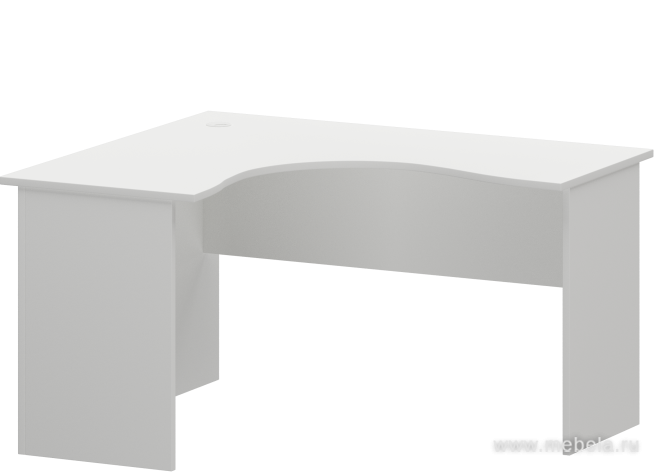 Письменный стол криволинейный, левый