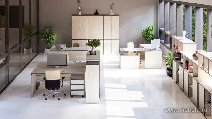 Офисный шкаф средний узкий