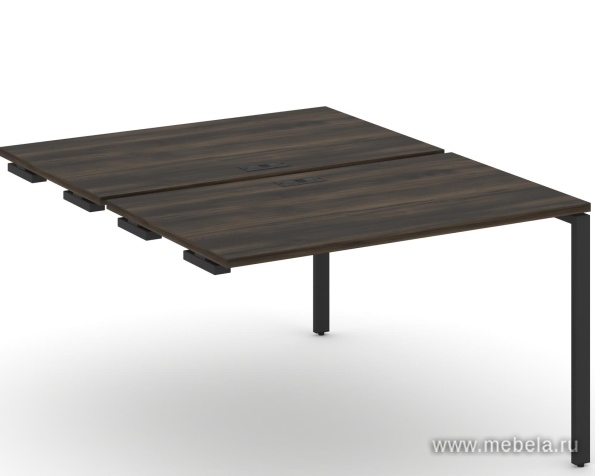 Двойной стол приставка к опорным тумбам/шкафам