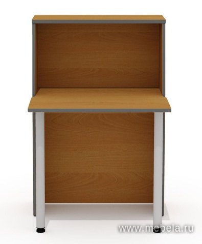 Стойка ресепшн, прямая с опорами