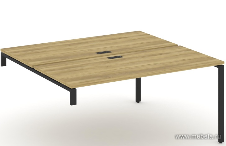 Двойной Стол надставка на опорную тумбу