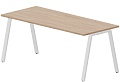 Стол рабочий на металлокаркасе (А-опоры / меламиновый аутлет)
