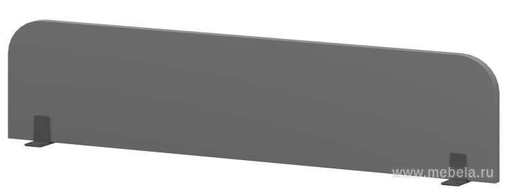 Экран настольный радиусный с держателями