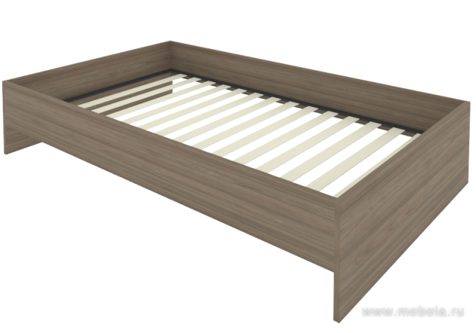 Кровать с ортопедическим основанием без изголовья