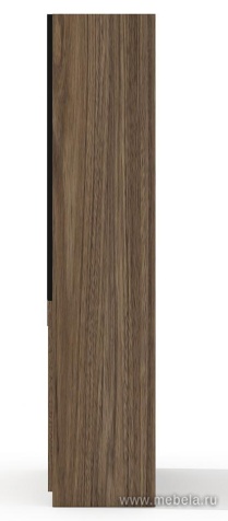 Офисный шкаф высокий комбинированный (полки стекло) с подсветкой