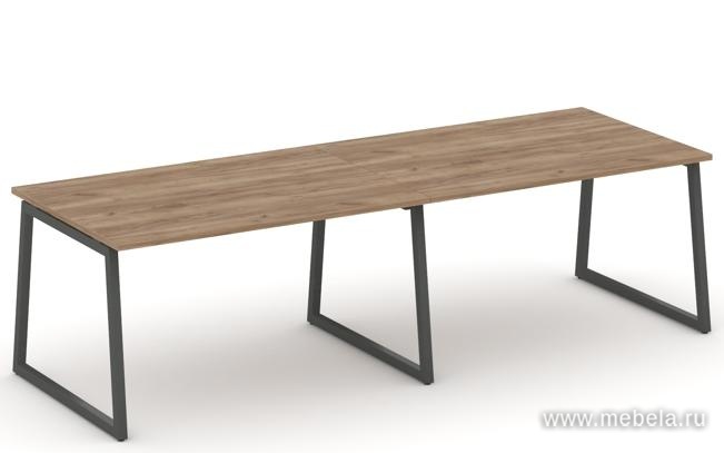 Стол переговорный на T1-образных опорах 40х40