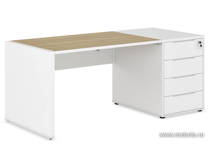 Стол с тумбой приставной