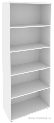 Высокий офисный стеллаж для документов, открытые полки