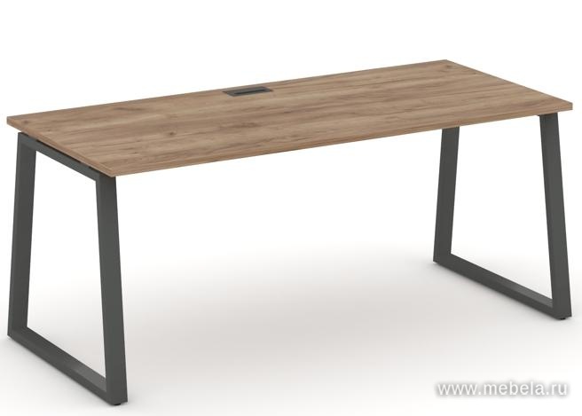 Стол руководителя на металлокаркасе